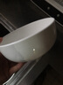 红牡丹 纯白骨瓷餐具陶瓷碗盘碟白色泡面碗家用米饭碗中式釉下彩碗筷 纯白7英寸面碗2个装 实拍图