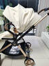 怡戈（Ekobebe）婴儿推车高景观避震轻便坐躺双向折叠新生儿宝宝米色推车+提篮 实拍图