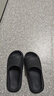 稻草人椰子拖鞋男女抗菌踩屎感居家用室内户外穿特大码防滑凉拖黑 40-41 实拍图