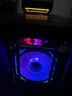 SilentEdge棱镜4pro机箱风扇台式电脑散热12CM神光同步PWM温控调速超静音5v3针灯光调节 棱镜4pro-白色反叶（进风） 实拍图