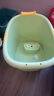 奔麦【送货到门】儿童泡澡桶沐浴桶洗澡盆宝宝洗澡桶婴儿游泳桶家用坐 【特大号】(0-15岁适用)绿 实拍图