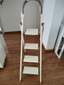 格美居（GEMJU）梯子家用折叠人字梯加厚铝合金室内登高楼梯爬梯多功能楼梯 【新色推荐】牛奶巧克力四步梯 实拍图