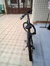 JEEP吉普山地车自行车双碟刹变速减震镁合金成人通勤越野山地车-MX100 薄墨灰【轻量高颜值镁合金车架】 26寸（适合身高145-160CM） 24速-日常通勤【加粗减震前叉】 实拍图