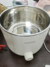 LOTOR电煮锅迷你学生宿舍多功能锅小电火锅家用煮面锅泡面锅电热锅多用途锅 白色不锈钢款 实拍图