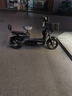 预米新国标电动车超长续航电瓶车工厂直销电动自行车男女成人学生通勤代步锂电动车 黑色【品牌电池 全国联保】 【铅酸】原厂12AH-续航约80里 实拍图