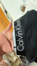 Calvin Klein内衣女士简约循环提花腰边ck舒适棉质微弹半包臀防夹臀三角内裤女 P7A-椰青灰 1条 S 实拍图