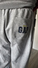 GAP男装2025秋季新款抓绒松紧腰针织束脚裤运动裤长裤美版500382 灰色 L 美码  XL亚洲码185/105A 【偏大，拍小一码】 实拍图
