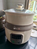 小熊（Bear）电炖锅 电炖盅 隔水炖锅3-4人用 煲汤锅 燕窝炖盅 炖汤锅 炖汤盅 宝宝辅食锅 DDZ-C25X6 4L配蒸笼 实拍图