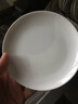 瓷侠客骨瓷西餐餐盘浅盘纯白家用碟子陶瓷酒店摆台餐具意面大盘子月光盘 6英寸骨碟(4个装) 15.4cm 实拍图