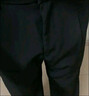FOG SKY裤子男秋冬季宽松直筒裤垂坠感休闲裤男潮流裤子男潮流西装裤 QLFY-819黑色 L （建议115-135斤） 实拍图