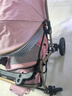 安贝尼 婴儿推车可坐可躺双向推行小孩手推车四轮减震可折叠BB车 至尊版-樱花粉四轮橡胶+四轮减震 实拍图