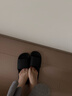 蕉内301H拖鞋男女士浴室洗澡防滑踩屎感情侣家居凉拖鞋抗菌防臭可外穿 【厚底版】黑色 41-42 实拍图