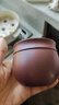 漢唐宜兴紫砂茶杯手工茶水杯原矿功夫茶具单杯主人杯茶盏泡茶杯子 紫泥 大肚杯 110mL 实拍图