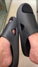 朴西荔木凉拖鞋浴室情侣款居家洗澡防滑eva四季拖鞋男 珍珠黑 39-40 实拍图