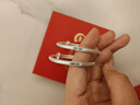 中国黄金（CHINA GOLD）足银古法手镯男女宝宝平安喜乐婴儿童银镯子满月六一儿童节礼物 今/次日达*平安喜乐对镯 24.5g±0.5g 实拍图