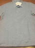 丝光棉100纯棉短袖T恤男士翻领纯色230g夏季新款百搭Polo衫上衣 浅灰色 XL 180/96A 实拍图