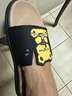 百慕倾臣 凉拖鞋女士居家室内外穿卡通小熊软厚底防滑耐磨浴室情侣拖鞋男 卡其色 36-37 适合35-36 实拍图