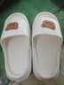 卡通小熊拖鞋2025夏季外穿软底拖鞋女EVA居家凉鞋拖鞋男 白色小熊 40-41 实拍图