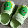 牧童儿童拖鞋夏男宝宝洞洞鞋软底女童卡通洗澡婴幼儿家居鞋奶龙绿170 实拍图