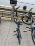兰令马卡龙可折叠自行车亲子带娃母子成人禧玛诺变速女士通勤上班 消光灰【铝架+禧玛诺变速+油刹】 20寸（140-185）cm 7速-运动版 实拍图