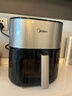 美的（Midea）小炎烤空气炸锅上下双热源 可视大视窗免翻面 家用智能触屏 6L实用大容量空气炸锅蒸烤一体KZC6054 实拍图