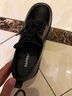 达芙妮单鞋女新款春季英伦风乐福鞋厚底增高小皮鞋百搭女鞋 黑色 37 实拍图