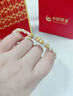 中国黄金（CHINA GOLD）黄金手链男女款足金貔貅宝宝编织手绳转运珠妇女节生日礼物送女友 【今/次日达】貔貅手链【黄绳】约0.3g 实拍图