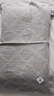 金号无捻柔软吸汗透气枕巾 菱形块枕头巾 单条装 浅灰色 78*52cm 126g 实拍图