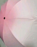 栀臻 全自动雨伞 太阳伞黑胶防晒防紫外线男女士大号晴雨两用伞遮阳伞 渐变白桃粉【48骨手动】 实拍图