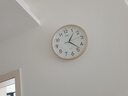 康巴丝（Compas）挂钟客厅 12英寸简约静音客厅石英钟表挂墙时钟 C2866 金色30.5cm 实拍图