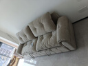 法莎蒂云漫可拆洗沙发床单双人可卧两用床小户型折叠沙发简约书房 2.2米双人位【半拆洗设计 告别污渍烦恼】 【雪尼尔婴儿绒】无粉竹炭海绵+天然异色羽绒（白色） 实拍图