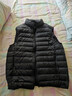 雪中飞经典新款基础舒适轻薄羽绒便捷短款保暖羽绒小马甲轻盈便携舒适 宝石黑|8086-男 4XL 190/108A 实拍图