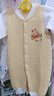 班杰威尔婴儿衣服秋冬季夹棉连体衣宝宝保暖哈衣爬服 保暖黄色2件装 59码 实拍图