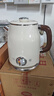 美的（Midea）艺术家电热水壶  烧水壶自动断电保温一体  1.6L大容量电热水壶 316L不锈钢恒温壶 精准控温 63-Q 实拍图