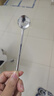 304不锈钢小勺子高颜值金色圆勺燕窝勺搅拌勺咖啡勺藕粉勺蜂蜜勺 304丨咖啡勺【银色】 加厚小号【13CM】2支装 实拍图