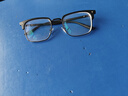 鲸逐痞帅斯文半框近视眼镜理工男学生防蓝光黑武士大框平光镜可配度数 磨砂黑 0度防蓝光平光镜 实拍图