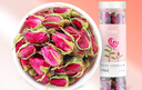 杞里香 玫瑰花茶50g/瓶 平阴重瓣玫瑰花茶大朵泡水养生茶礼品 实拍图
