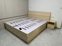 全友家居 双人大床高箱储物收纳床板式床现代简约主卧室床1.8x2米家具 实拍图
