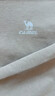 骆驼（CAMEL）长袖圆领套头卫衣男宽松休闲运动打底衫 J13CAYL6063 淡卡其 XXL 实拍图