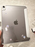 绿联适用iPad air7保护套11英寸2025款Air6/5/4保护壳防弯带笔槽苹果平板电脑支架轻薄全包防摔灰色 实拍图