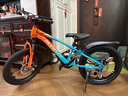 凤凰山地自行车男女变速山地车碟刹青少年儿童自行车学生单车 星际 橙蓝【变速+三刀轮】 20寸【适合125-160cm】 实拍图