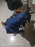 京峋牛仔裤男士秋冬季美式潮牌加绒直筒裤男生复古宽松阔腿休闲长裤子 A62黑灰色+A62蓝灰色【常规款】 L 实拍图
