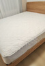水星家纺大豆床护垫A类抗菌防螨薄床垫可折叠水洗床笠 1.8米床 白 实拍图