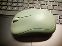 罗技（Logitech）M221 轻音鼠标 无线鼠标 办公鼠标 对称鼠标 带无线微型接收器 薄荷绿 实拍图