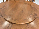 唐煌轩红木家具非洲鸡翅木(学名:非洲崖豆木)圆形餐桌椅组合实木餐厅家用中式餐台饭桌 178圆桌+10餐椅 实拍图