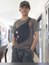 回力（Warrior）斜挎包男士大容量学生情侣胸包休闲运动骑行腰包小背包单肩挎包女 实拍图