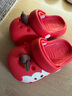 chedoir2025新款原创苹果儿童洞洞鞋夏季外穿女童男宝防滑亲子包头拖鞋 红苹果 16 cm内长【适合脚长约15.5-16】 实拍图