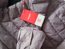 鸭鸭（YAYA）轻薄羽绒服女冬短款2025年秋冬新款高端时尚女款轻便韩版保暖外套 浅紫色【连帽款】 M 实拍图
