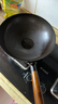 荣事达铁锅章丘老式传统炒菜锅炒锅已开锅无涂层家用不粘锅燃气灶适用 不粘不锈【粘锅包退】圆底无盖 32cm 免开锅 实拍图