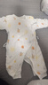 童泰新生婴儿衣服连体衣夹棉秋冬季0-6月初生宝宝纯棉加厚哈衣爬服 黄色暖阳 59cm (建议1-3个月身高55-60cm) 晒单实拍图